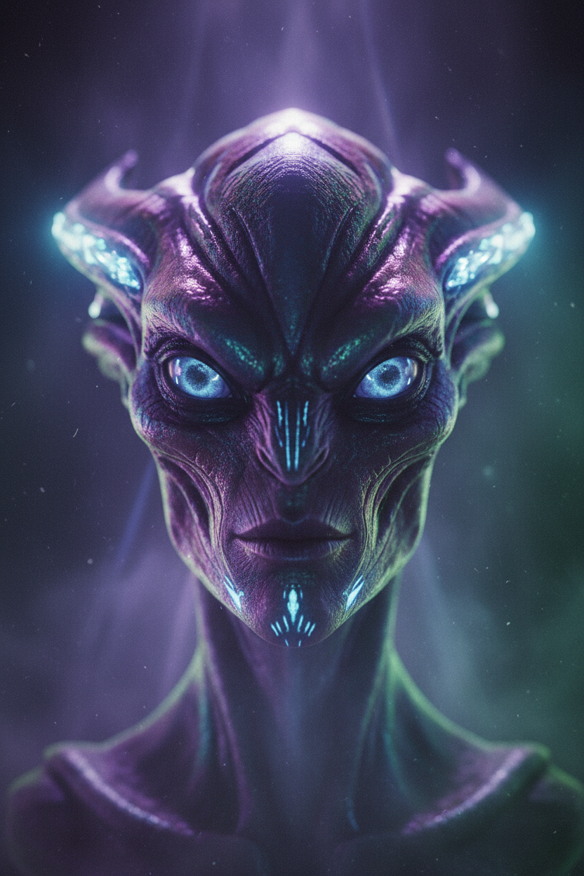 Cosmic Exoticool alien artwork representing equality, LGBTQ+ solidarity and support for people made to feel invisible