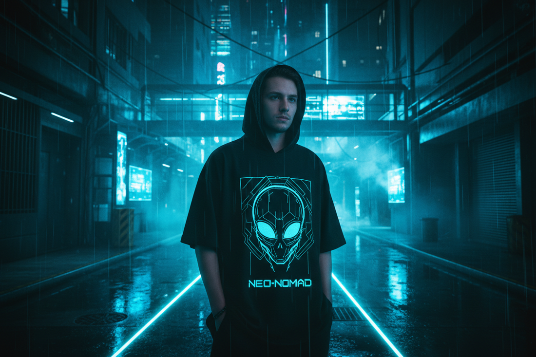 what is alien streetwear exoticool signal graphic tee neon