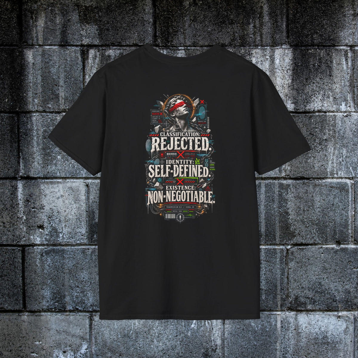 We Were Never the Error — Human Identity Graphic Tee