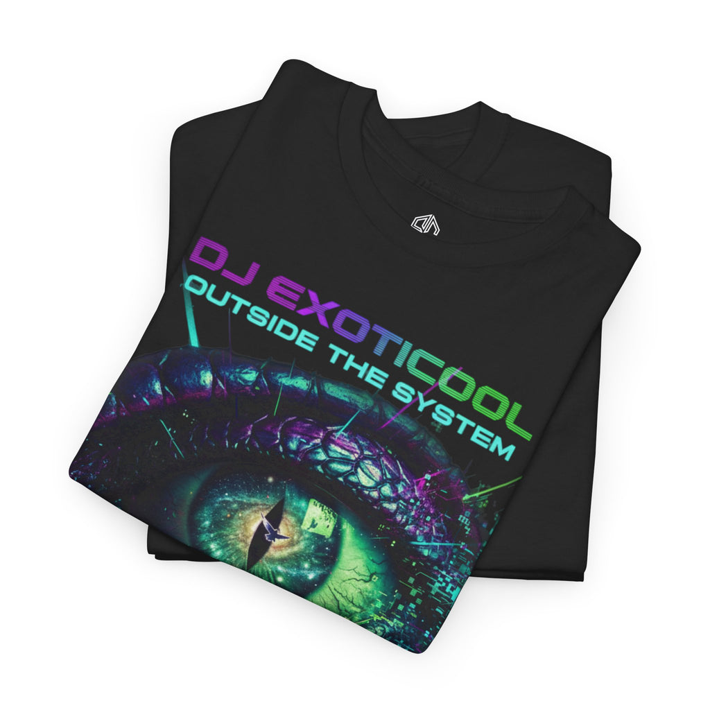 DJ Exoticool “Love Is Love” Graphic Tee — Cyber Eye DJ Concert Shirt
