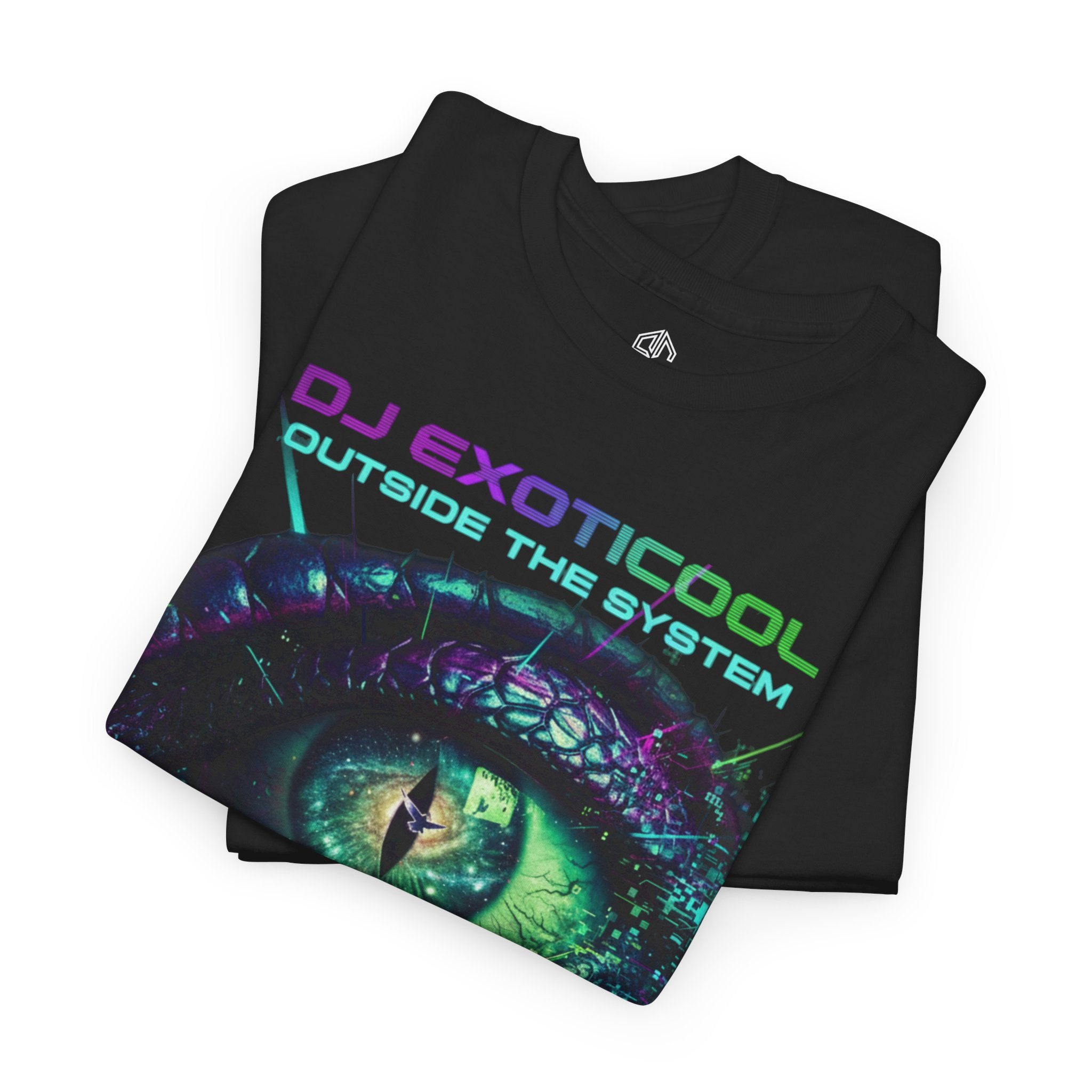 DJ Exoticool “Love Is Love” Graphic Tee — Cyber Eye DJ Concert Shirt