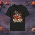 Dead Inside But Still Caffeinated — Halloween Graphic Tee