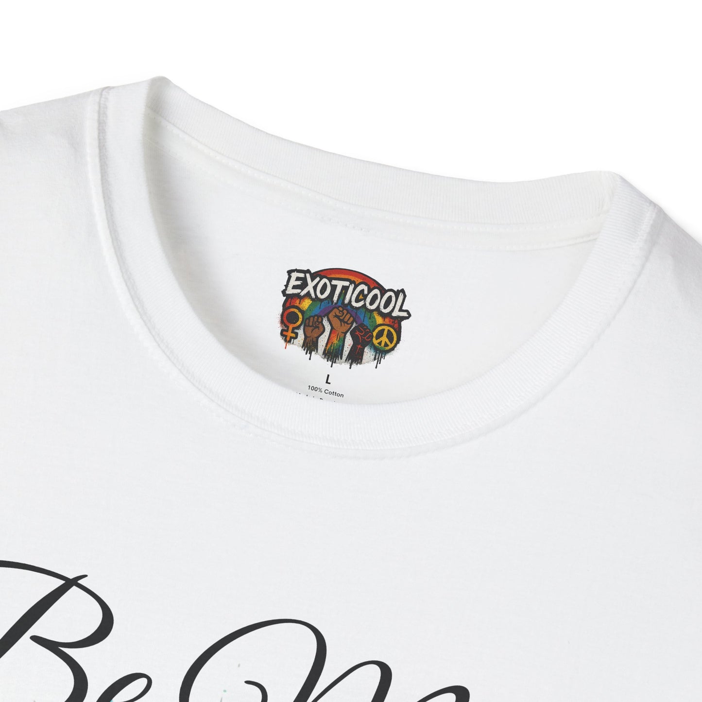 T-Shirt - "Be Mine" Rainbow Heart Equality Graphic Tee