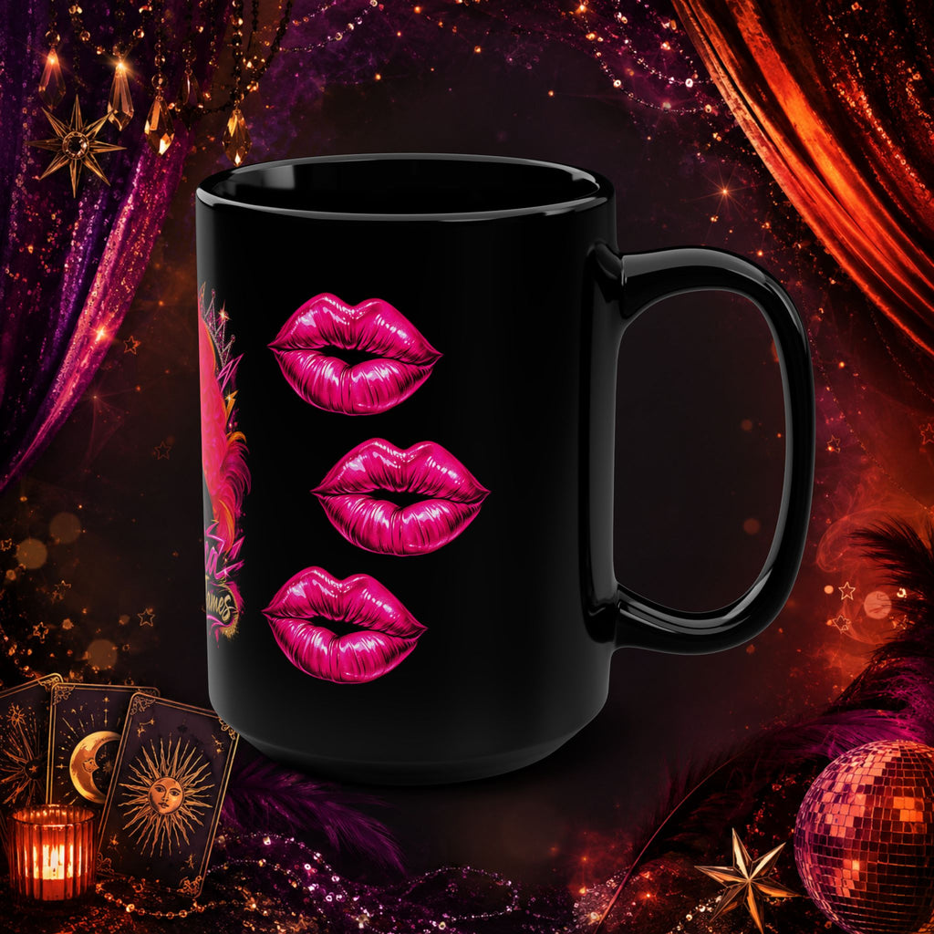 Jessica St. James Diva Energy 15oz Black Mug