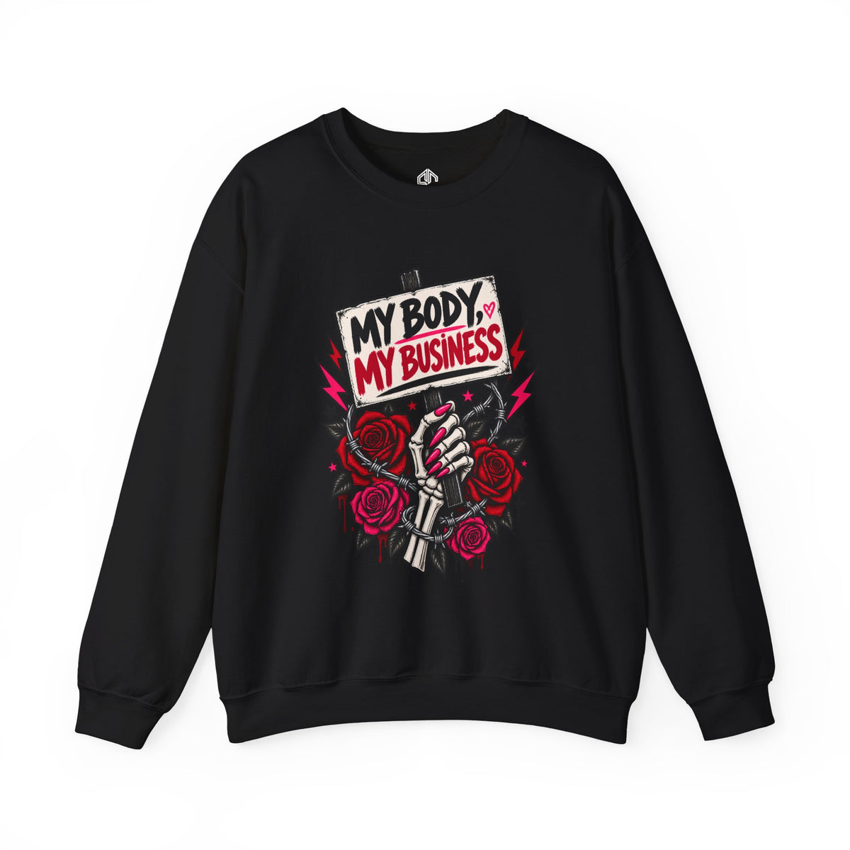 My Body, My Business Crewneck