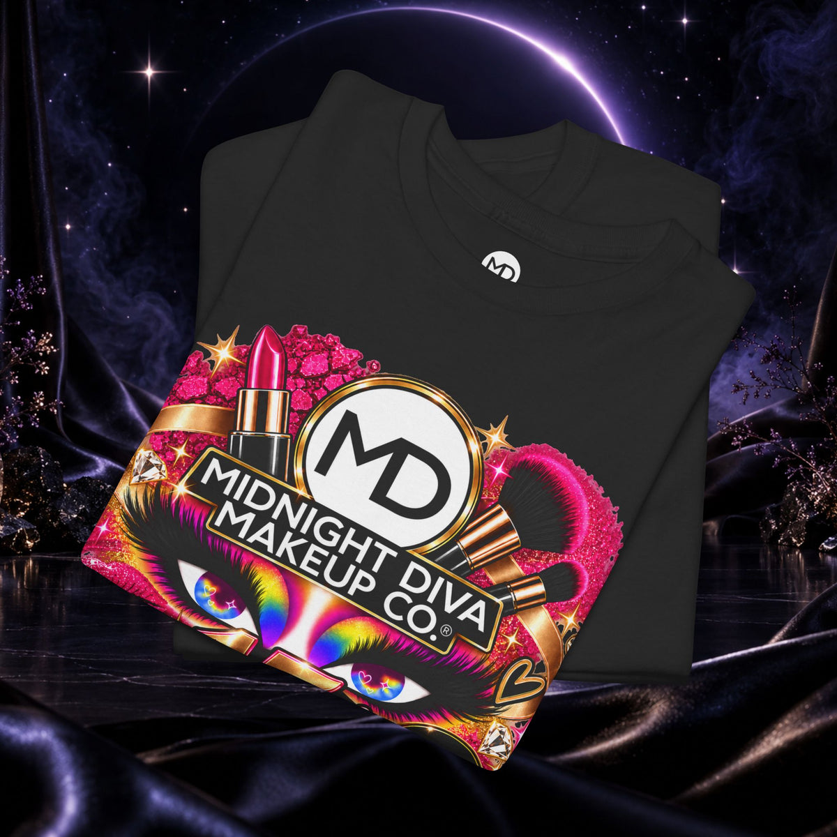 Midnight Diva Makeup Co. 15th Anniversary Graphic Tee