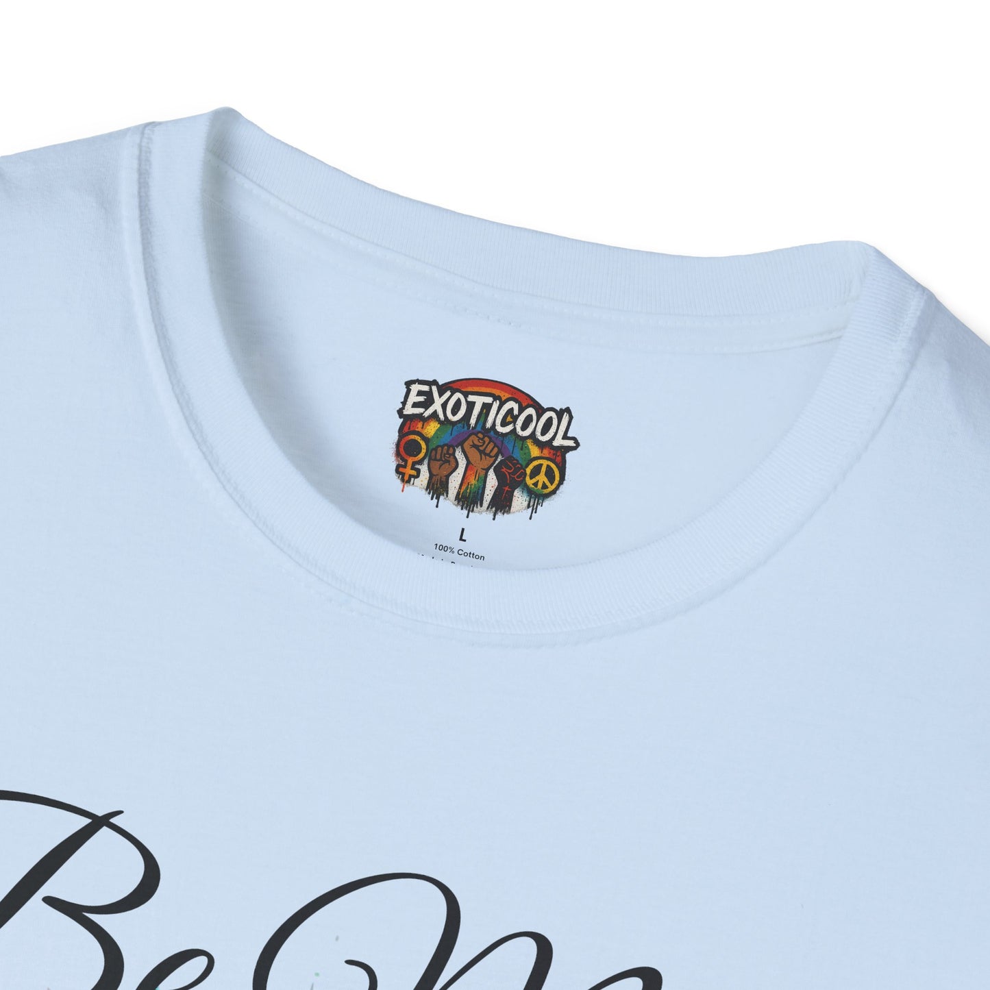 T-Shirt - "Be Mine" Rainbow Heart Equality Graphic Tee