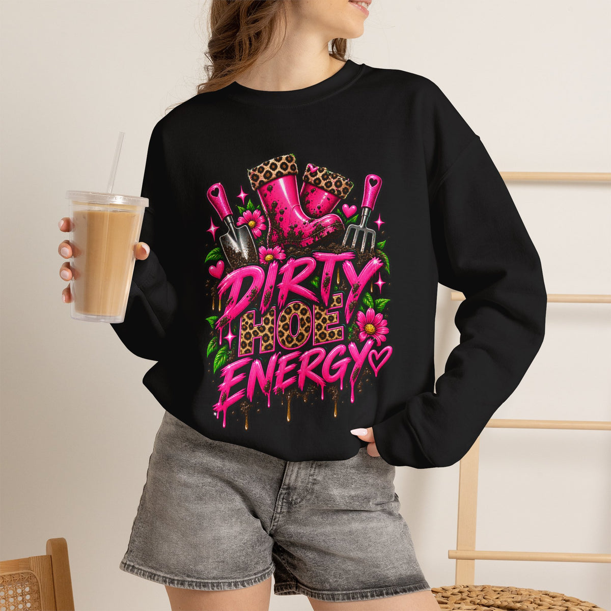Dirty Hoe Energy Crewneck