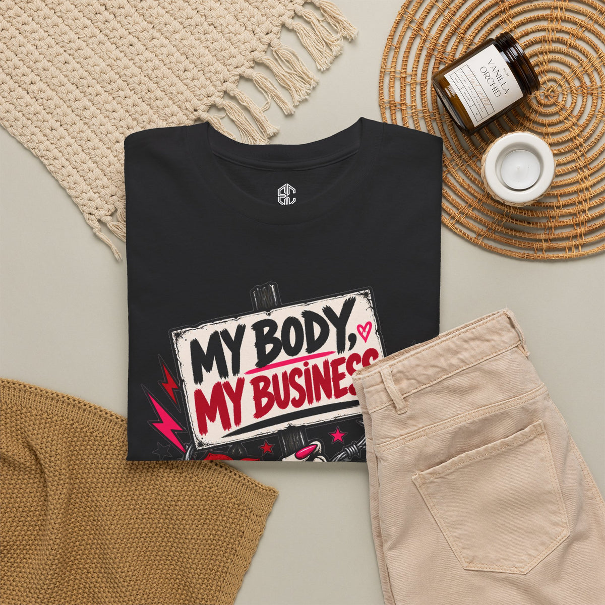 My Body, My Business Graphic Tee