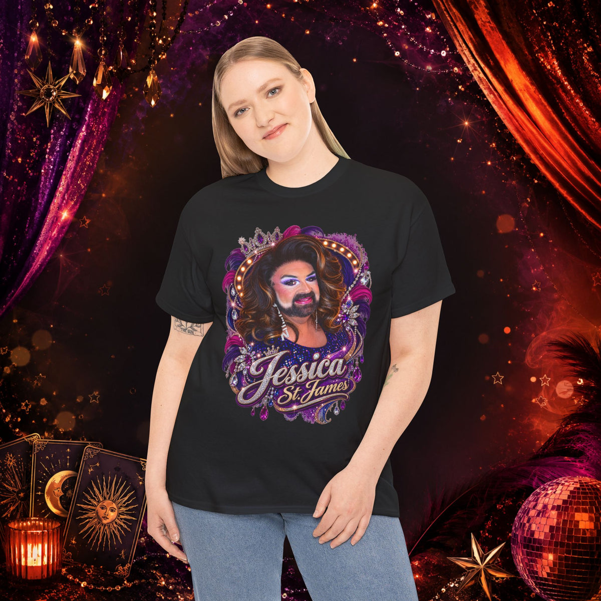 Jessica St. James Purple Reign Cotton Tee