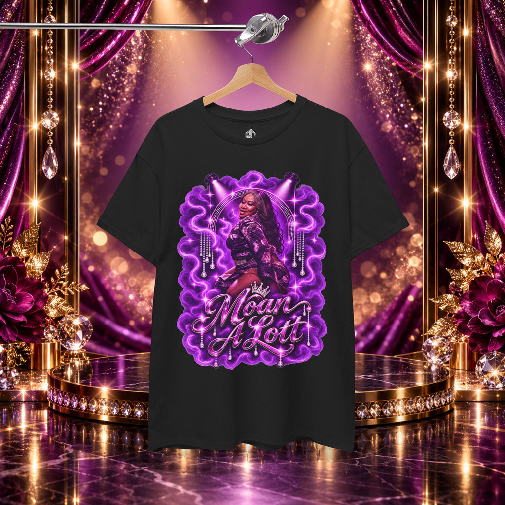 Moan A Lott Purple Spotlight Heavy Cotton Tee