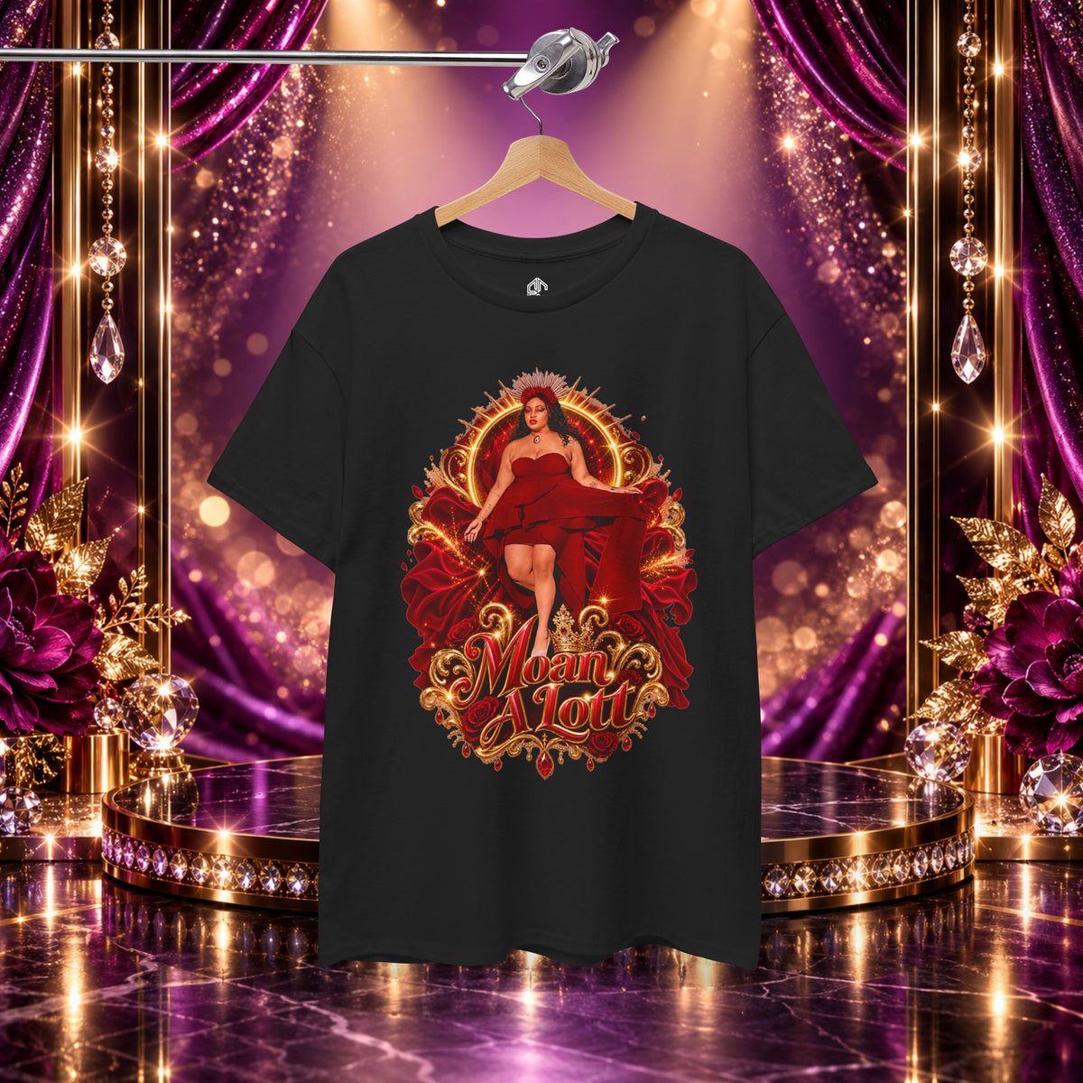 Moan A Lott Crimson Royalty Heavy Cotton Tee