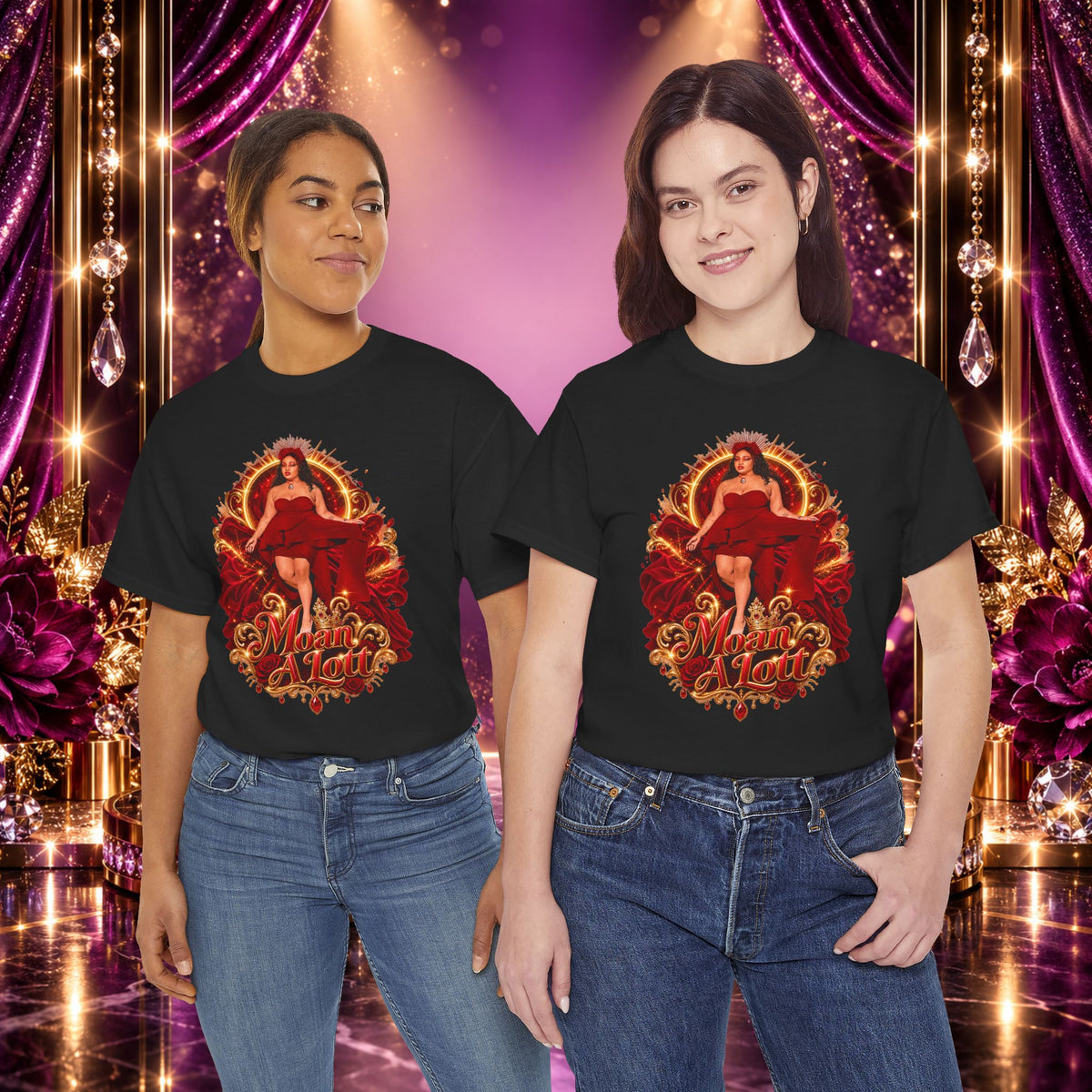 Moan A Lott Crimson Royalty Heavy Cotton Tee
