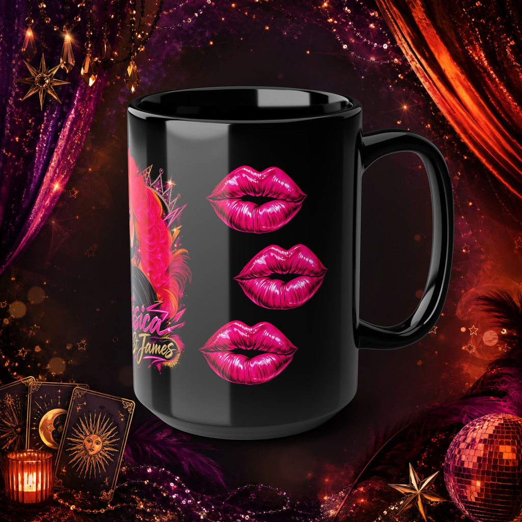 Jessica St. James Diva Energy 15oz Black Mug