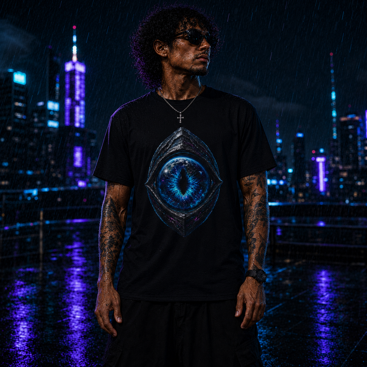 Earth Has No Borders — Alien Eye Graphic Tee