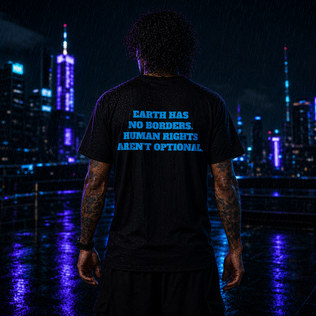 Earth Has No Borders — Alien Eye Graphic Tee