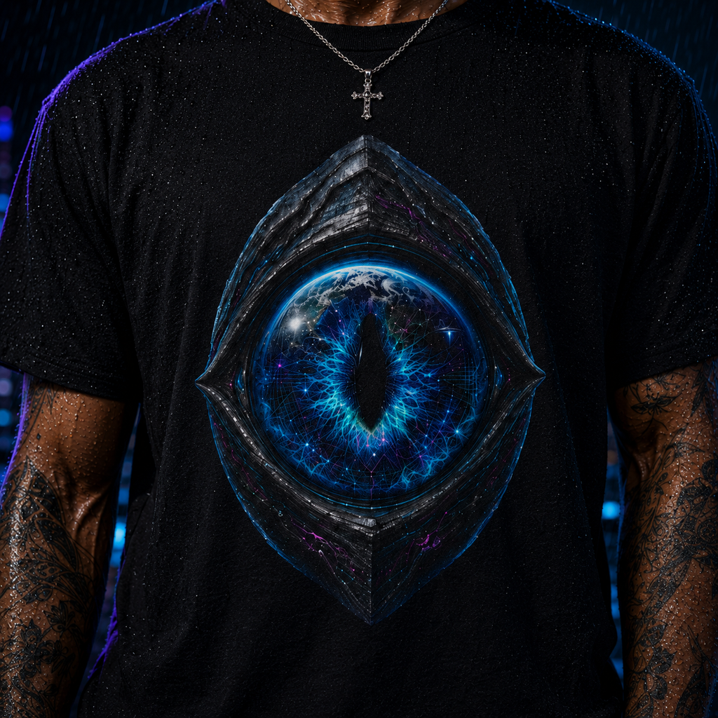 Earth Has No Borders — Alien Eye Graphic Tee