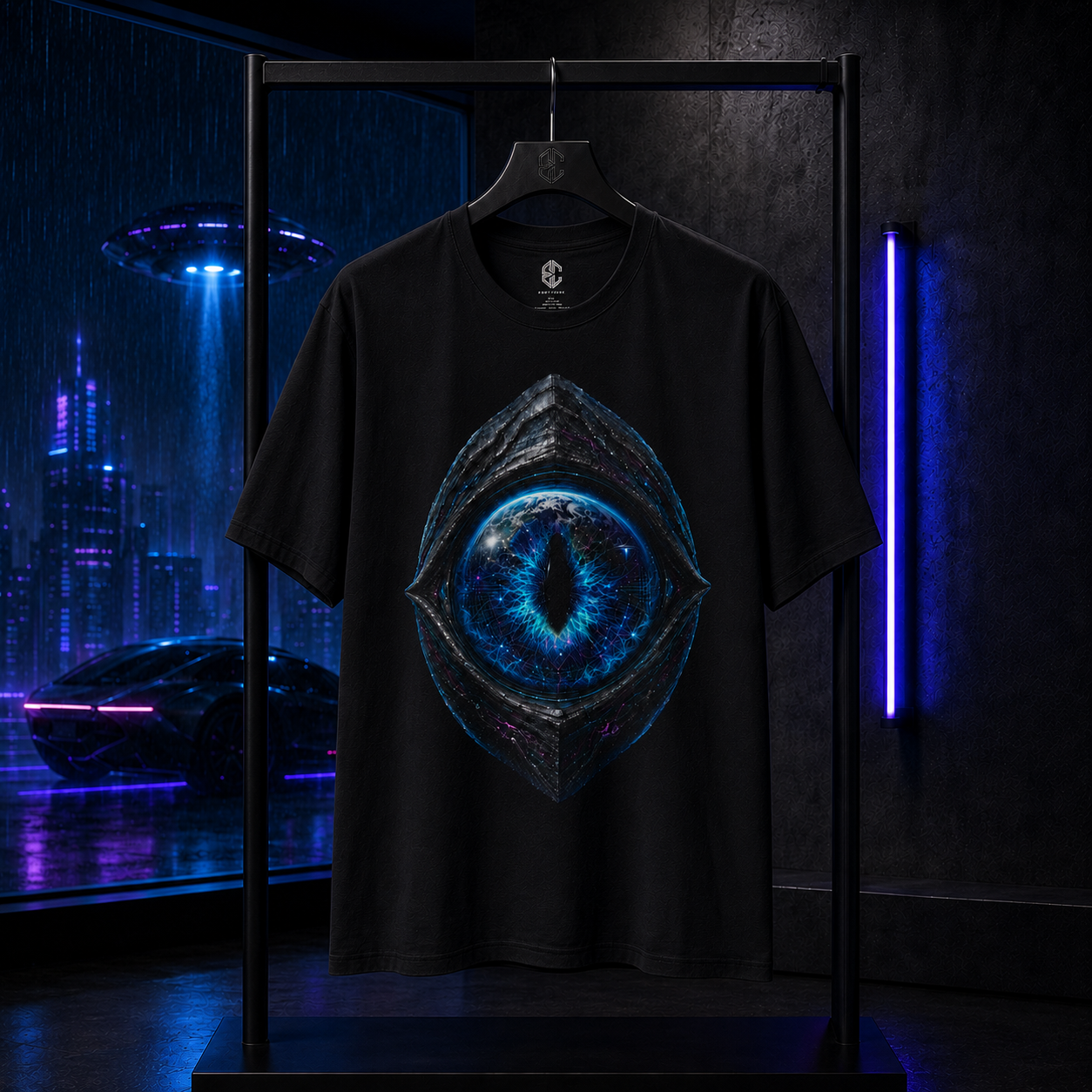 Earth Has No Borders — Alien Eye Graphic Tee