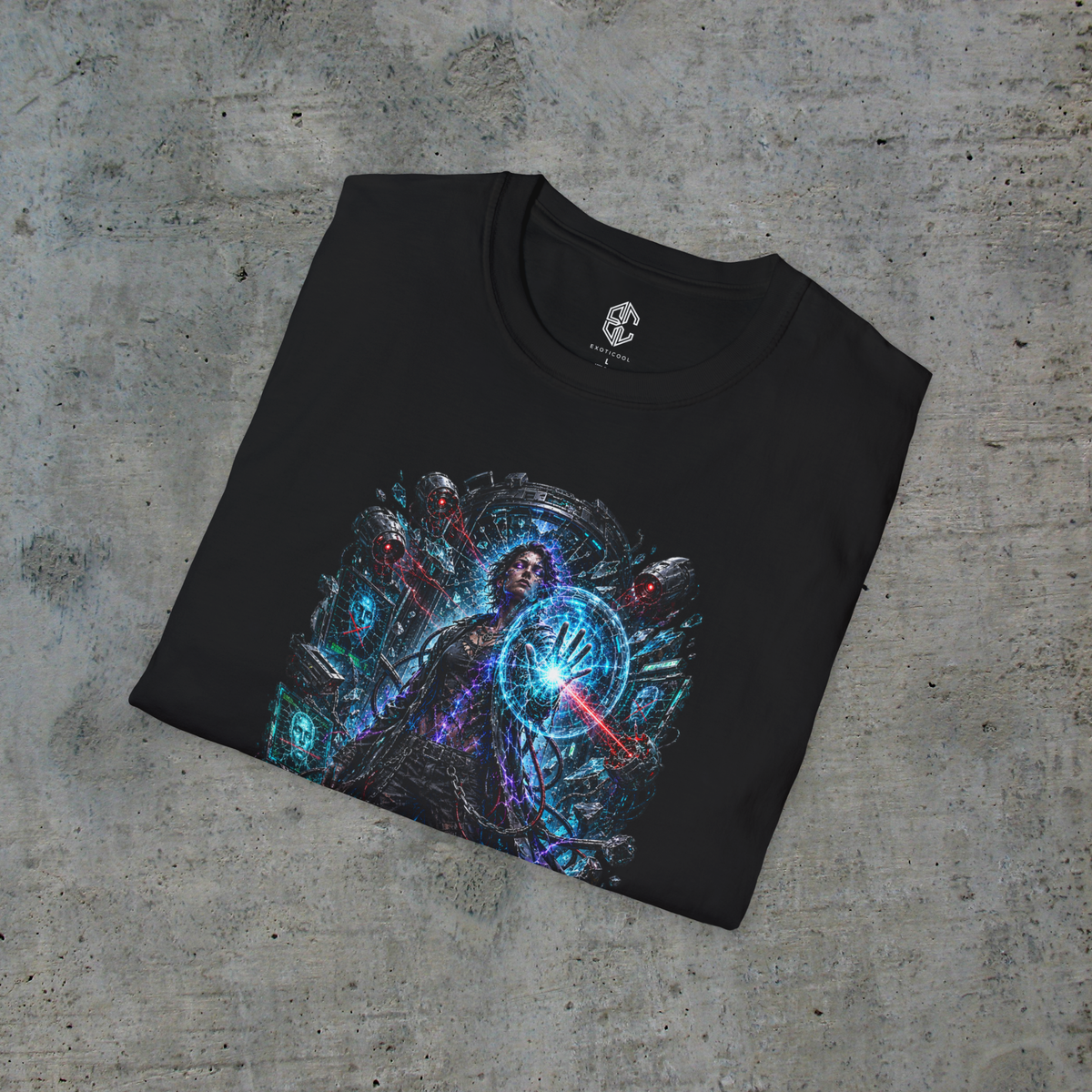 Consent Is the Firewall — Cyberpunk Bodily Autonomy Graphic Tee