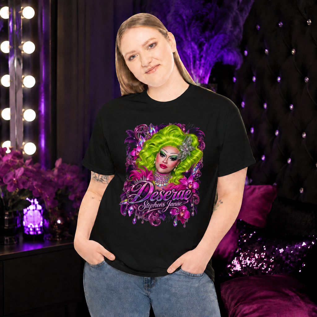 Deseraè Stephens Janaè — Neon Majesty Portrait Tee