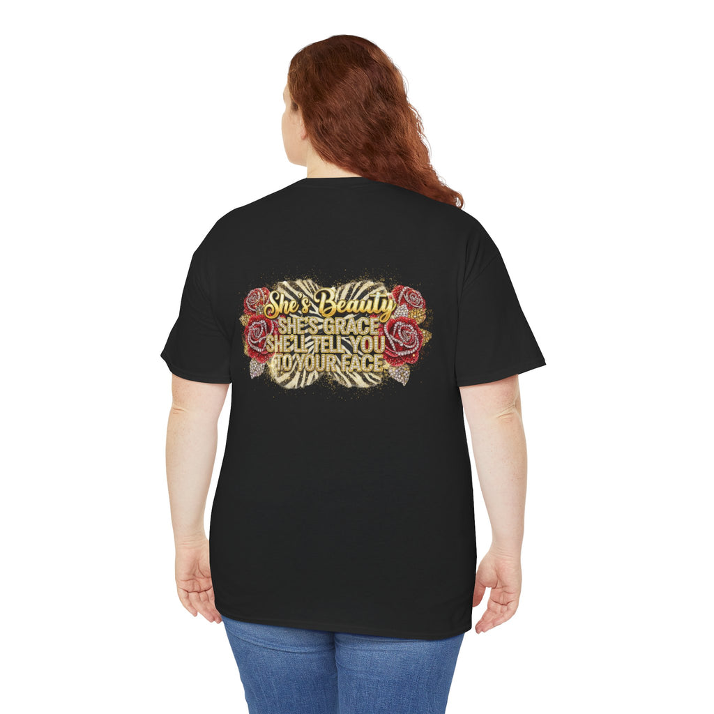 Lynette Beauty & Grace Statement Tee | Exoticool Custom Apparel