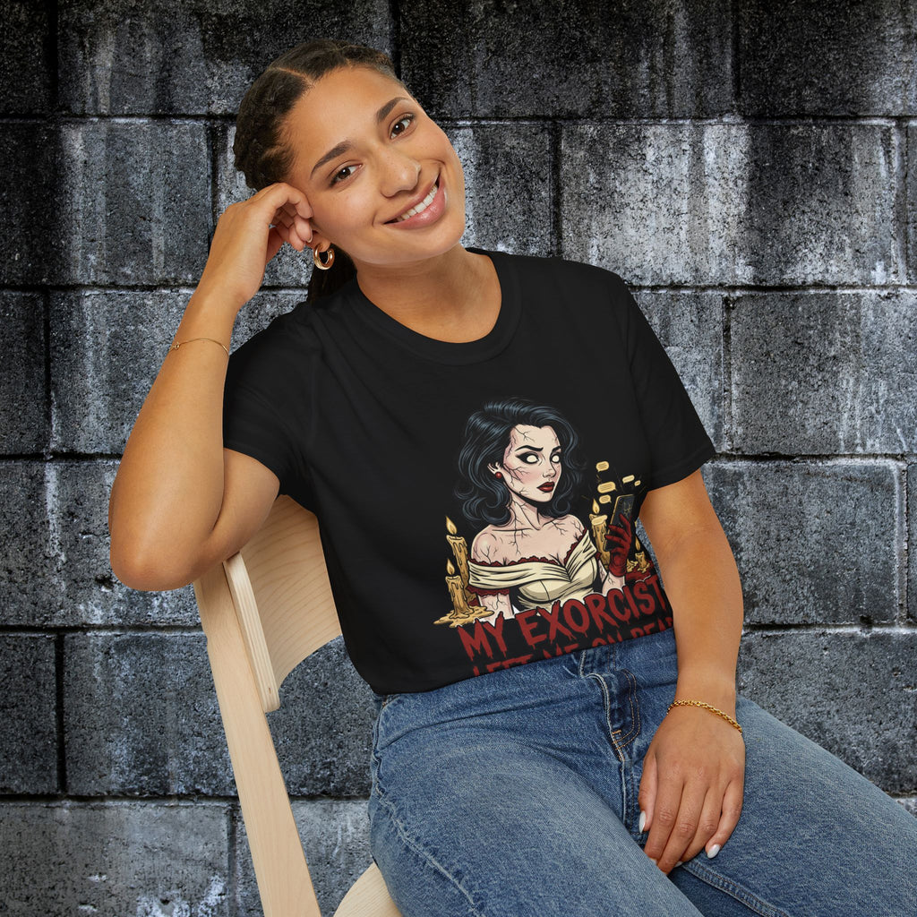 My Exorcist Left Me on Read — Halloween Graphic Tee