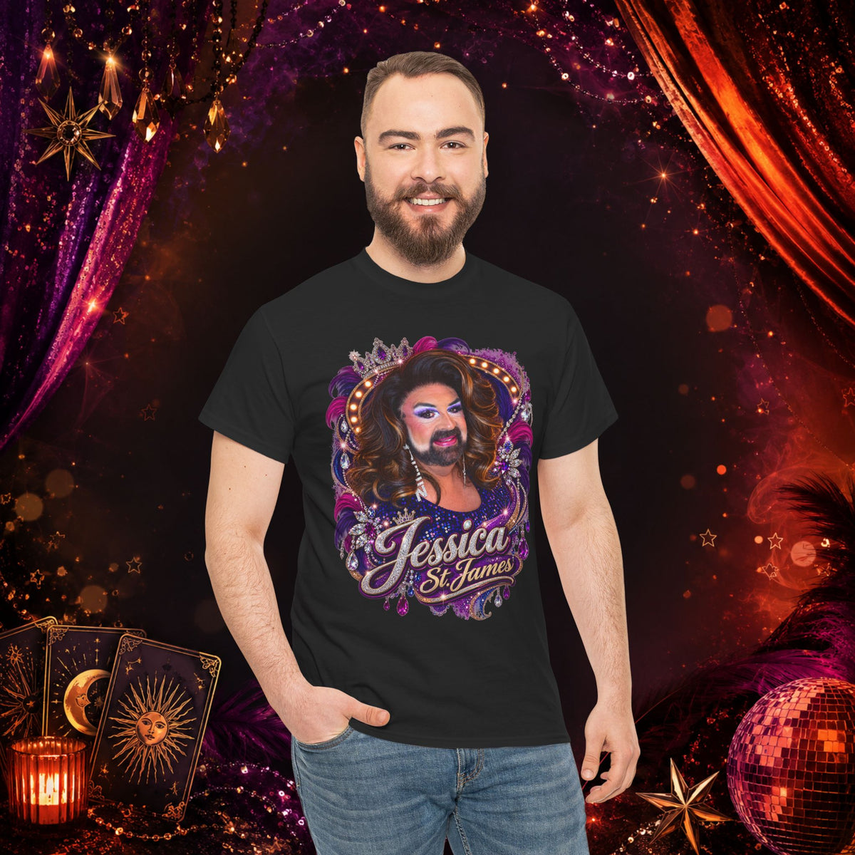 Jessica St. James Purple Reign Cotton Tee