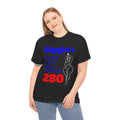 Biggin's 280 Graphic Tee – Funny Retro Weight Quote T-Shirt Black