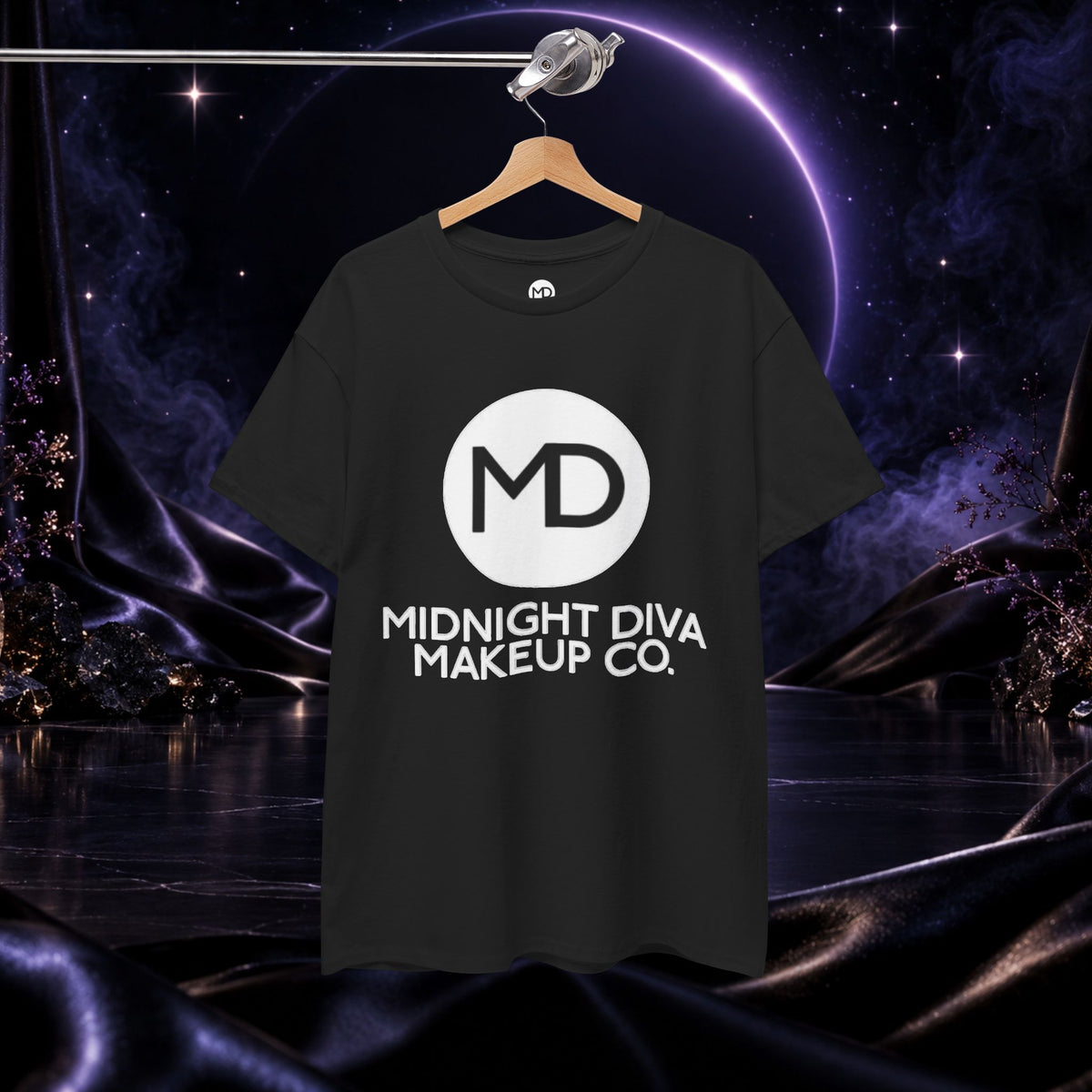 Midnight Diva Makeup Co. Logo Tee