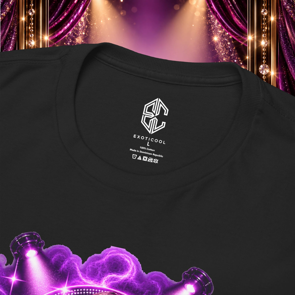 Moan A Lott Purple Spotlight Heavy Cotton Tee
