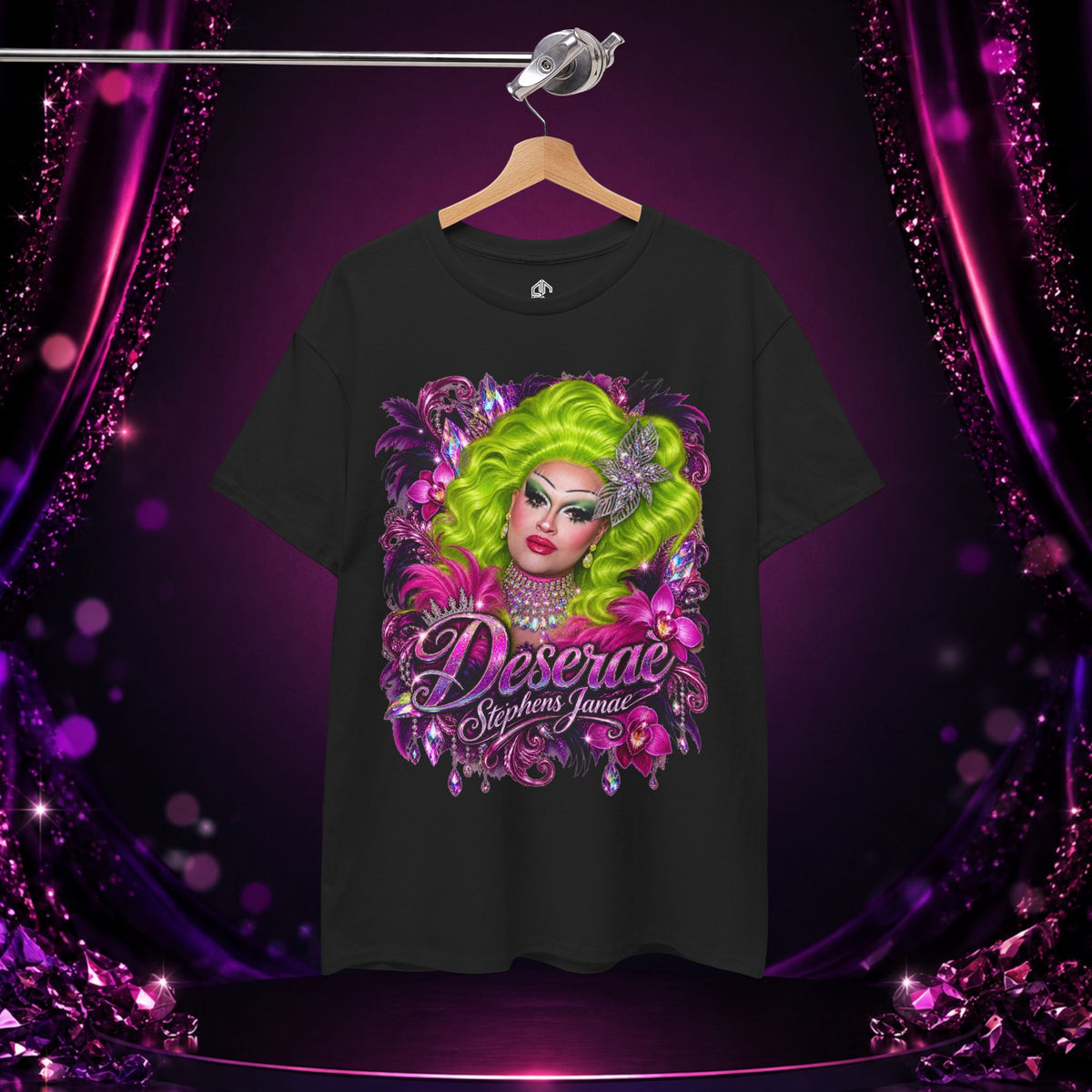 Deseraè Stephens Janaè — Neon Majesty Portrait Tee