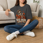 Dead Inside But Still Caffeinated — Halloween Graphic Tee