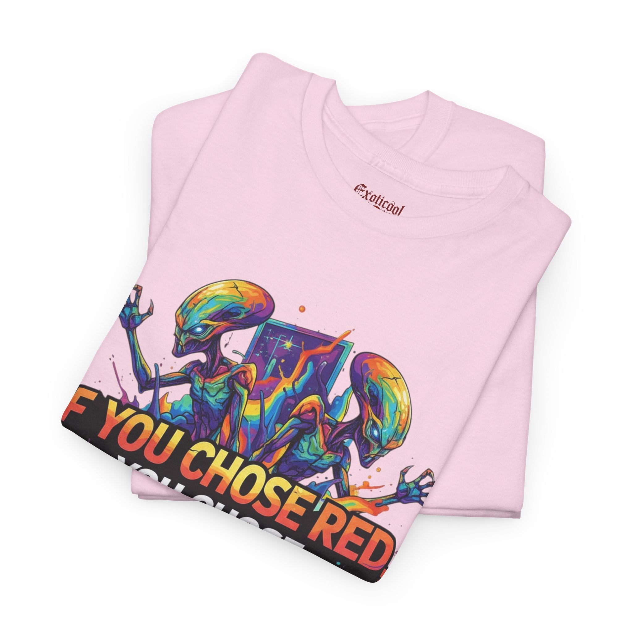 Empathy vs Cruelty Tee — "If You Choose Red, You Choose Cruelty" Sci‑Fi Protest Shirt