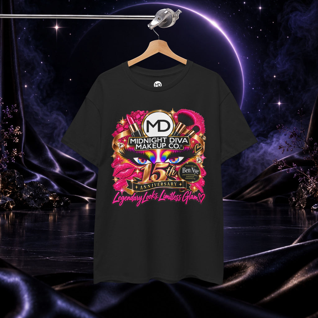 Midnight Diva Makeup Co. 15th Anniversary Graphic Tee