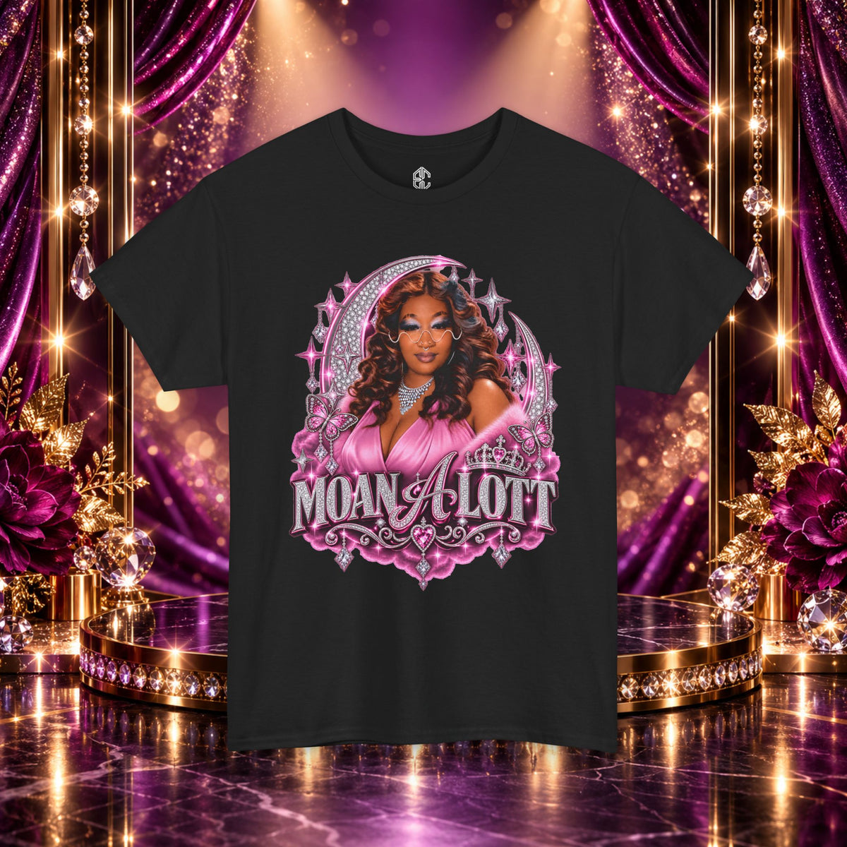 Moan A Lott Celestial Glam Heavy Cotton Tee