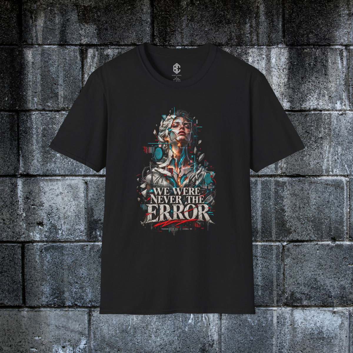 We Were Never the Error — Human Identity Graphic Tee