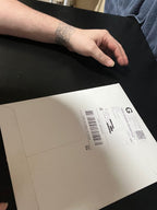 Shipping package used to deliver the Exoticool bumper sticker