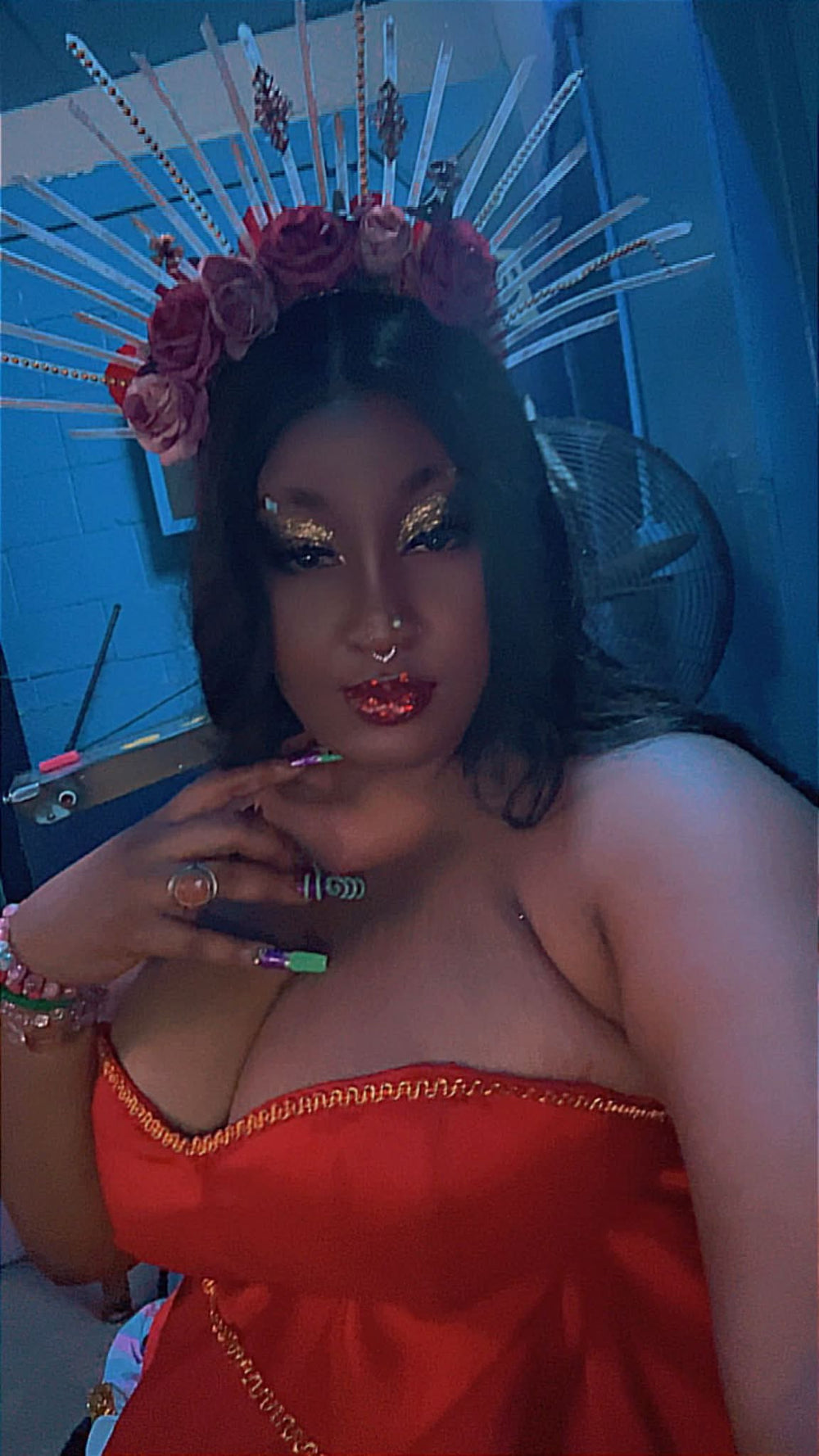 Moan A Lott drag artist celebrating glamour and individuality