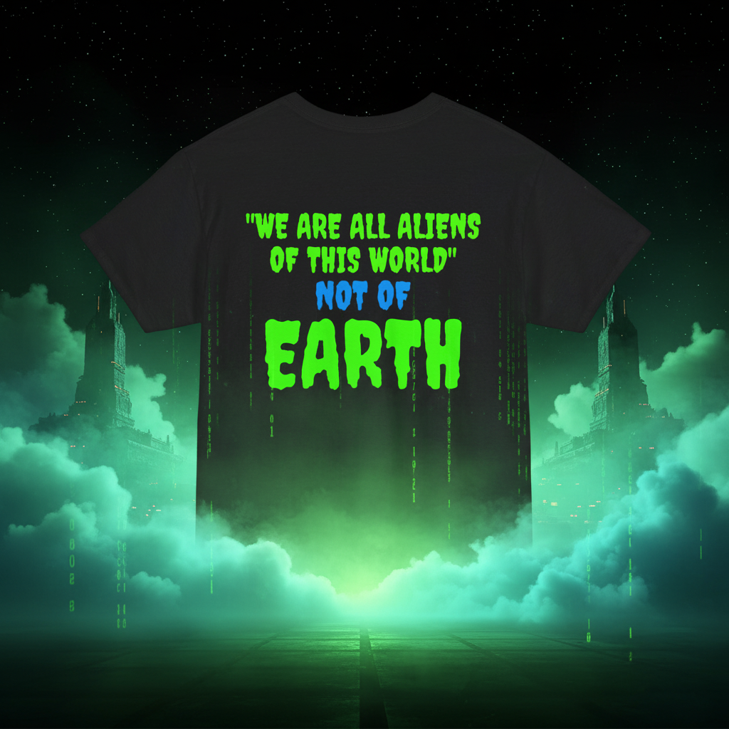 Alien Eye Cosmic Vision Tee | We Are All Aliens | Exoticool