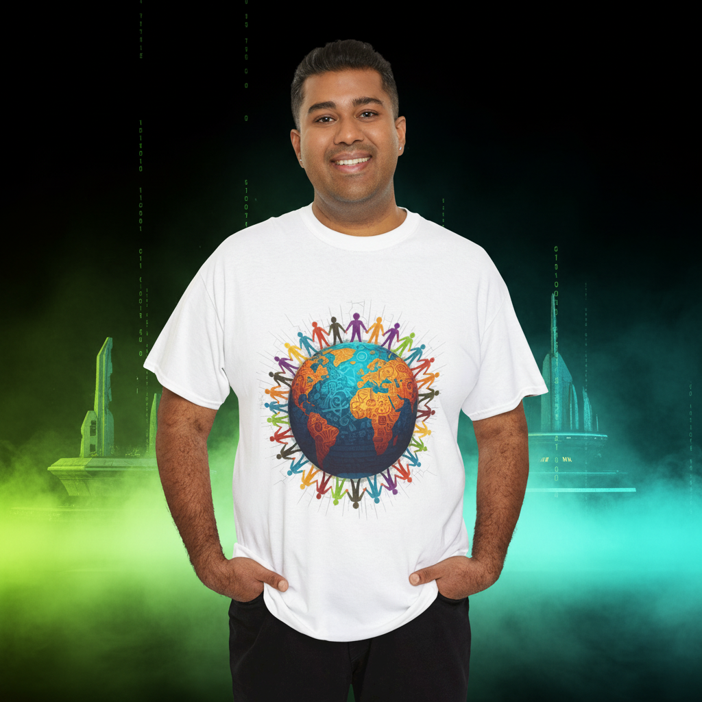 No One Is Illegal On Stolen Land Tee | Earth Unity Graphic | Exoticool