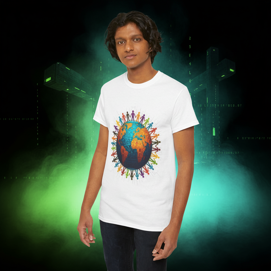 No One Is Illegal On Stolen Land Tee | Earth Unity Graphic | Exoticool